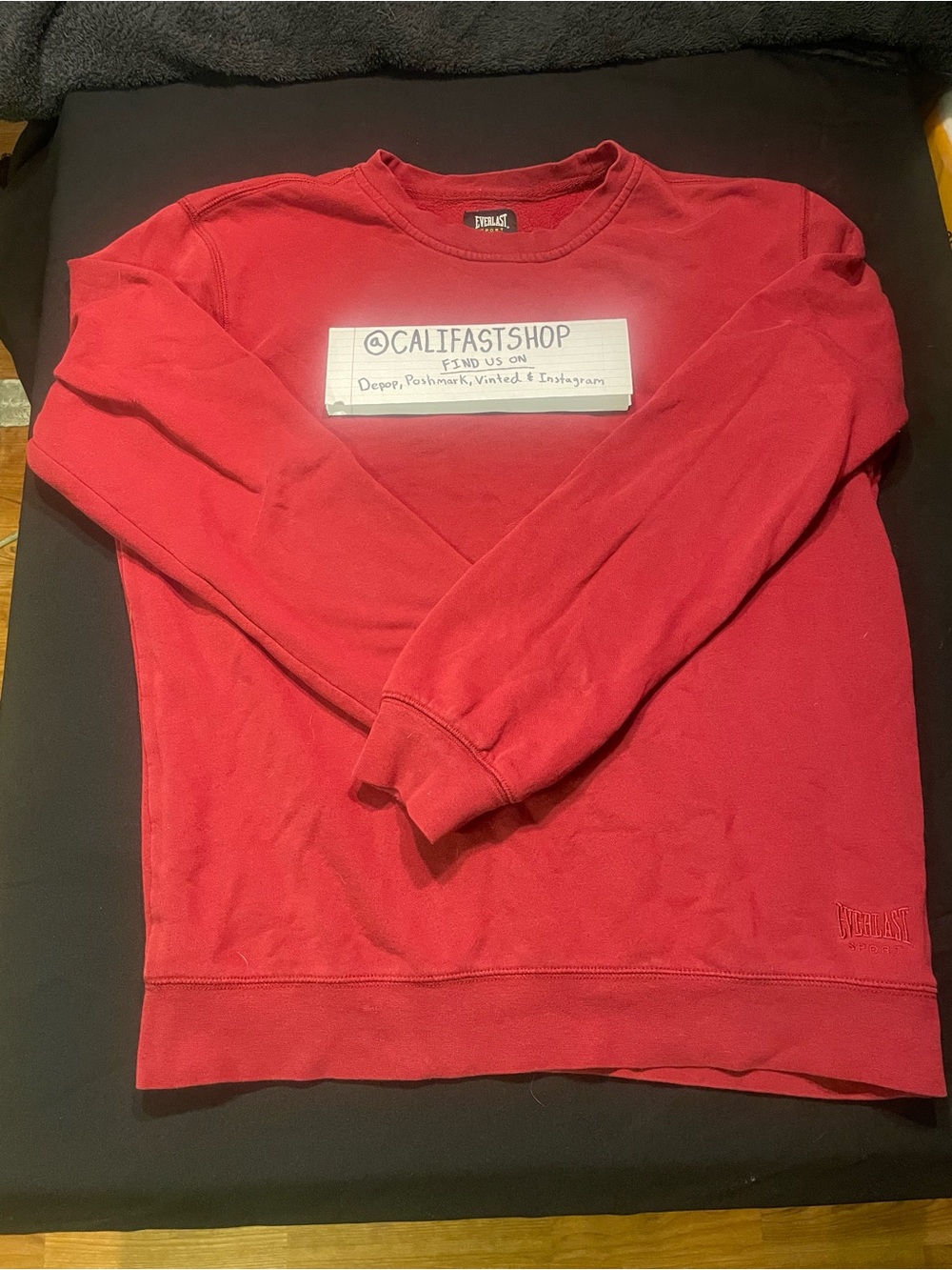 Everlast Men's Red Crewneck Sweatshirt